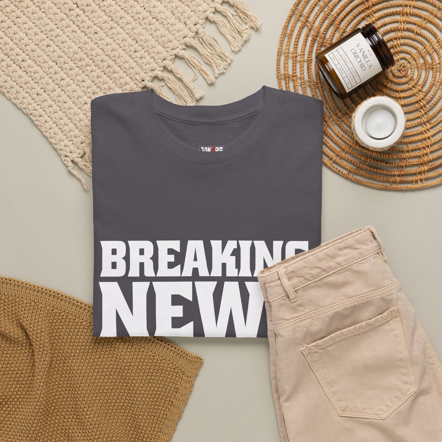 Breaking News Nobody Cares Unisex Cotton T-Shirt