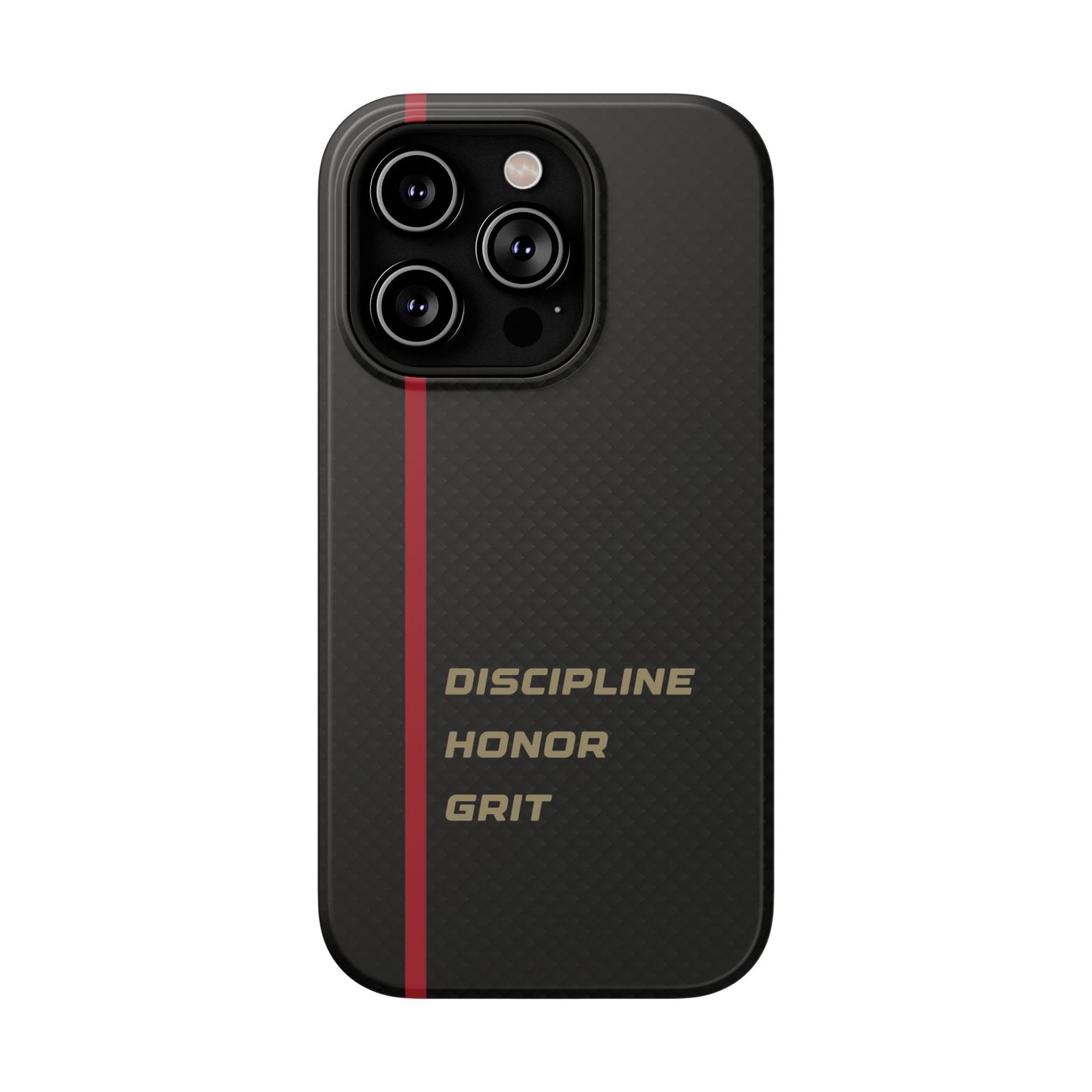 Discipline, Honor, Grit Impact-Resistant Phone Case
