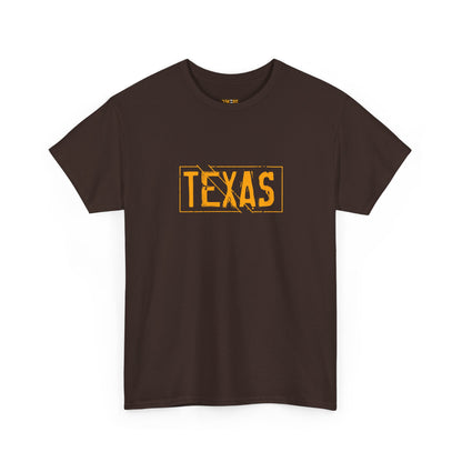 Texas Pride Unisex Heavy Cotton Tee - Casual Black T-Shirt for Texans