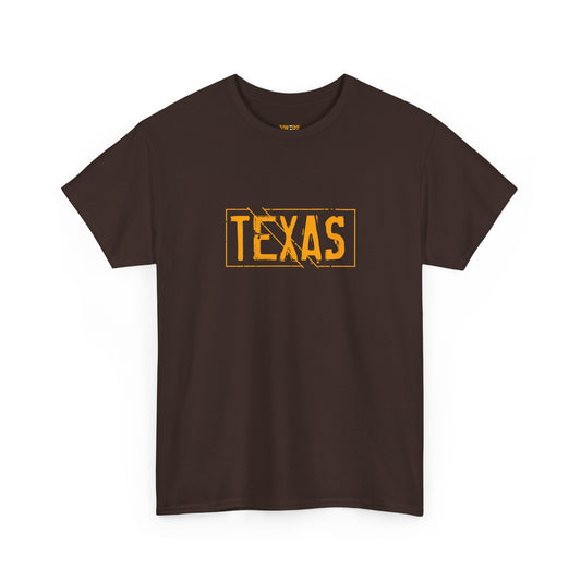 Texas Pride Unisex Heavy Cotton Tee - Casual Black T-Shirt for Texans