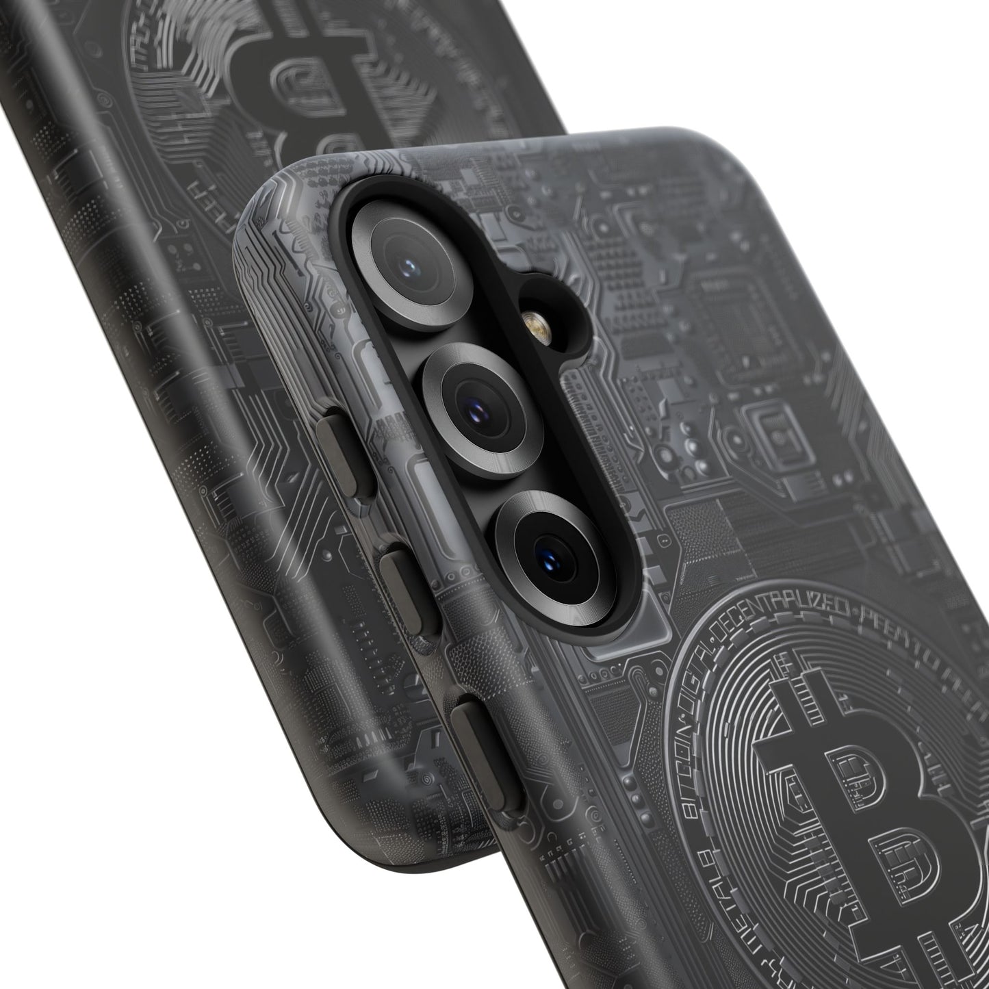 Bitcoin Samsung Tough Phone Case, Cryptocurrency Protection Cover