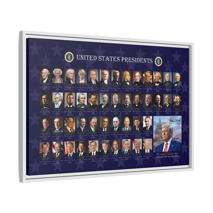 Presidential Portraits Canvas Art Print / Framed