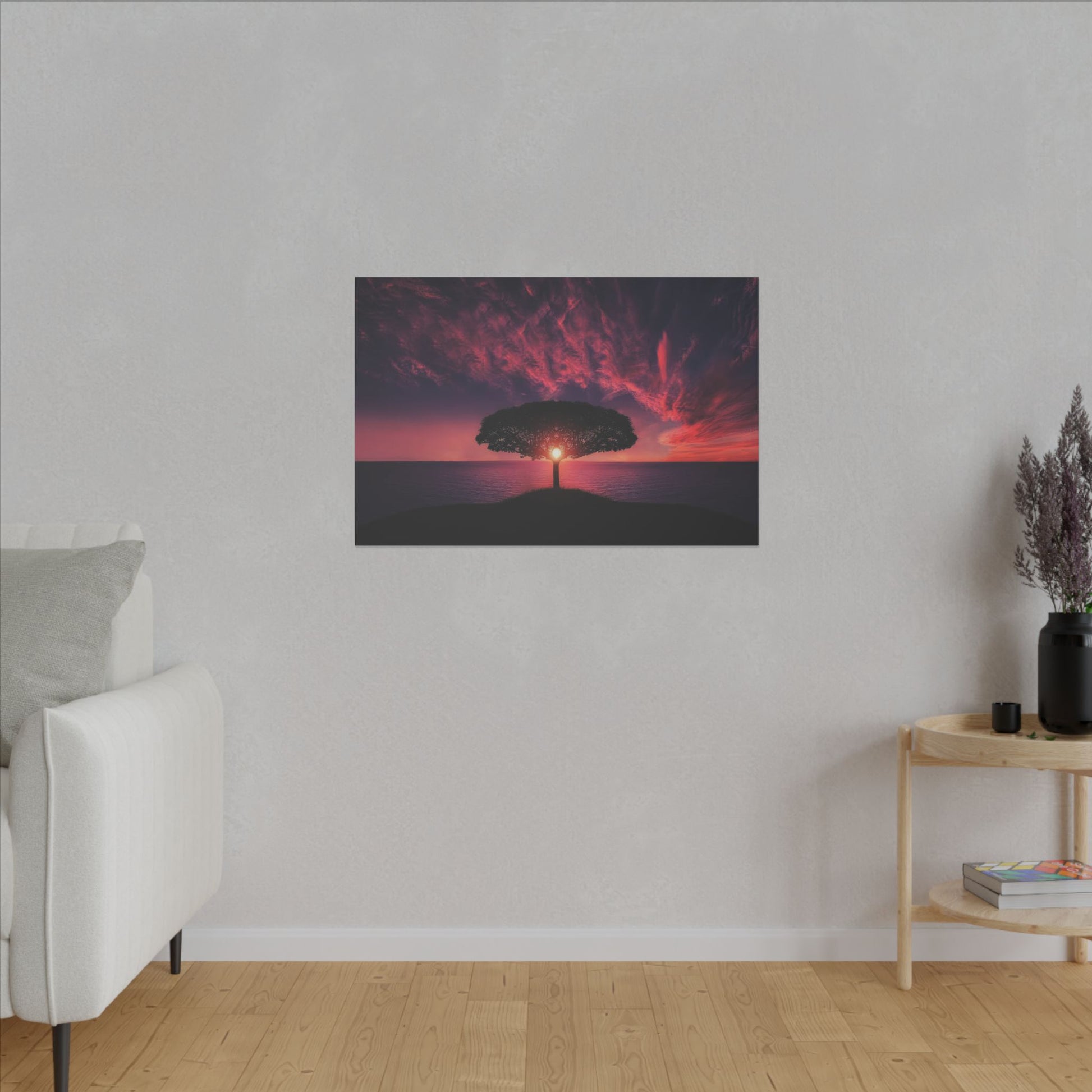 Golden Hour Through the Leaves - Canvas Print