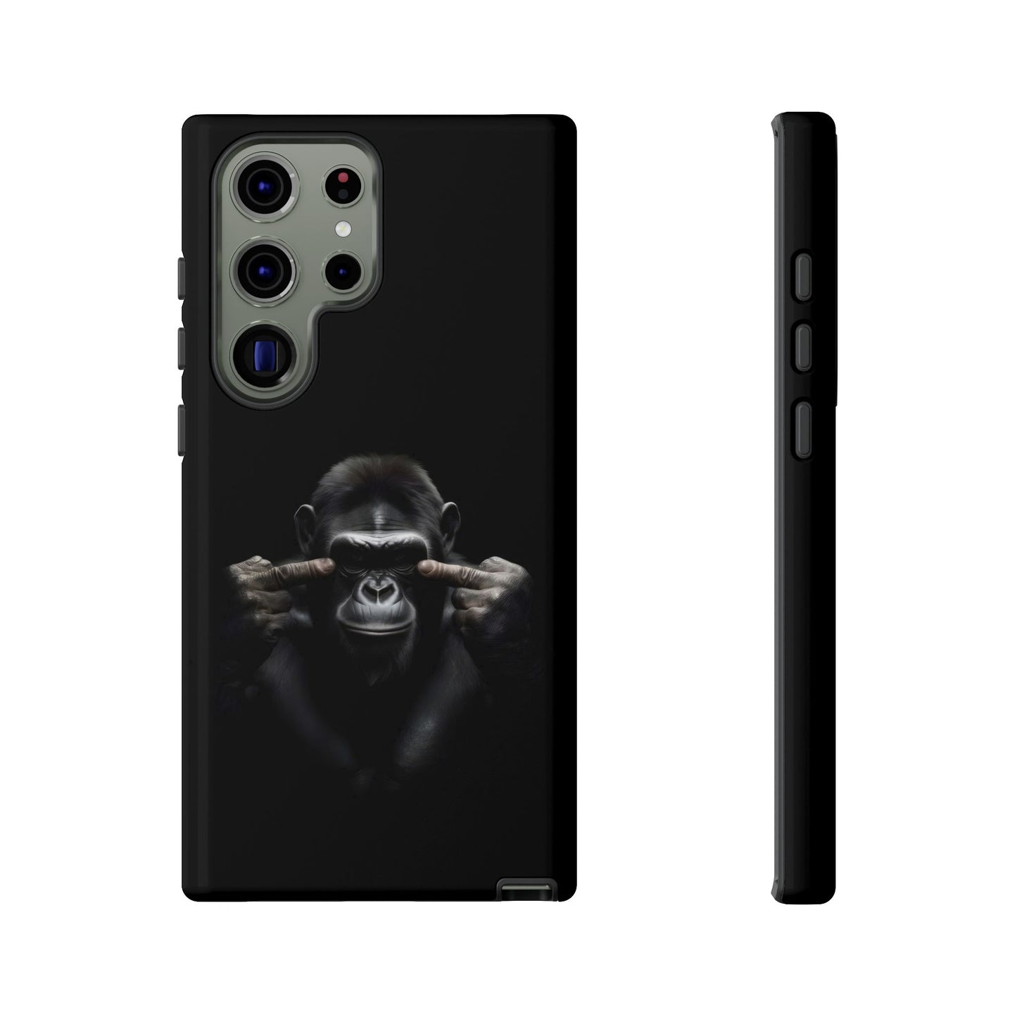 Edgy Gorilla Samsung  Phone Case - Funny Gift for Animal Lovers