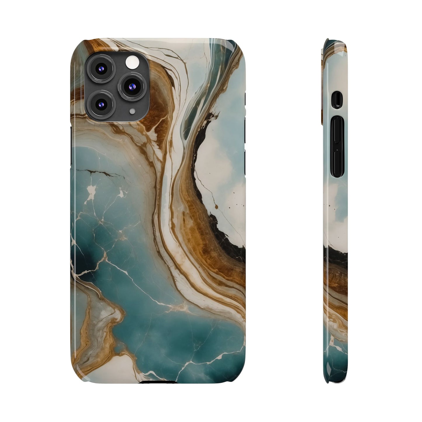 Marble Slim Phone Case, Stylish Protective Cover
