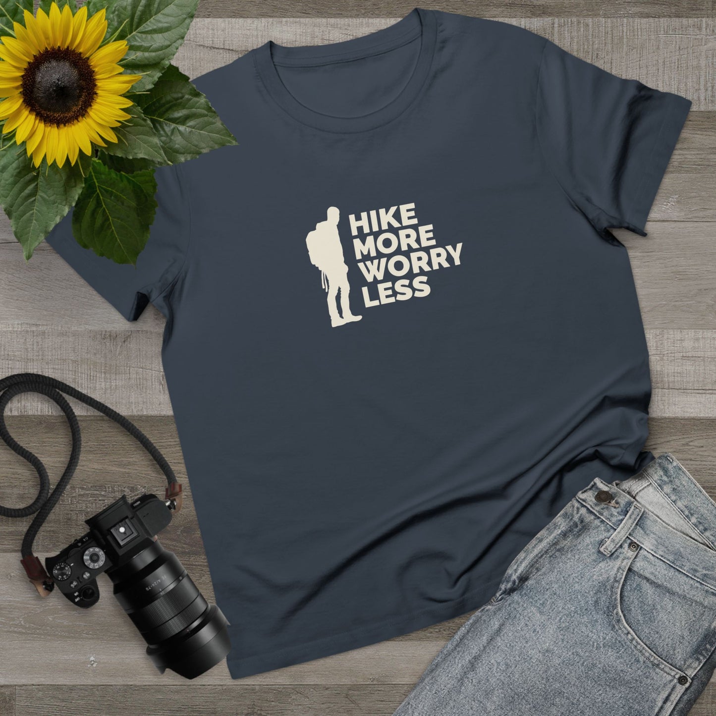 Hike More Worry Less Women’s Maple Tee