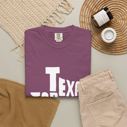 Texas Forever Garment-Dyed Unisex T-Shirt – Casual Comfort for Proud Texans