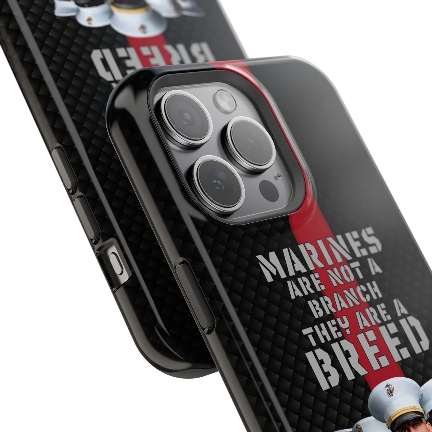 Marines Magnetic Tough Case - "Not a Branch, a Breed" Military iPhone Cover