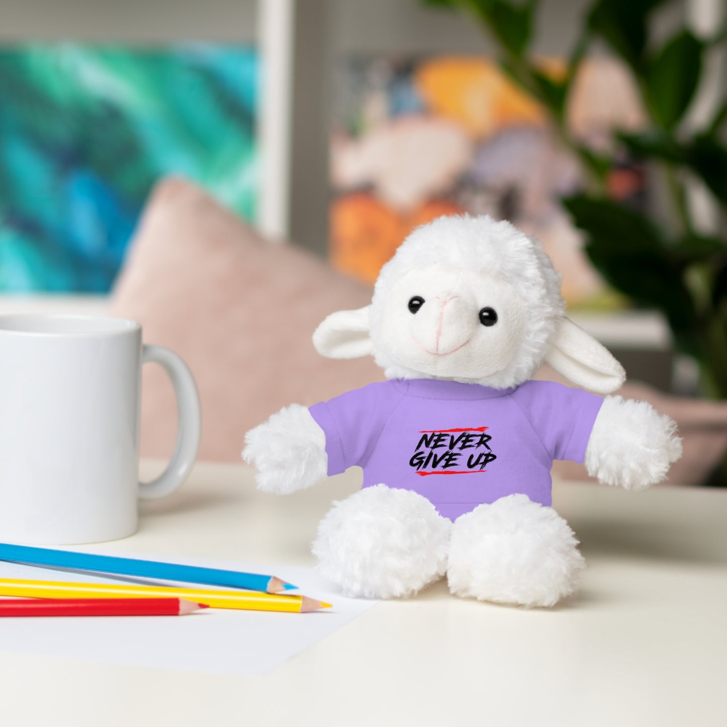 Motivation Stuffed Animal, Plush Inspirational Gift