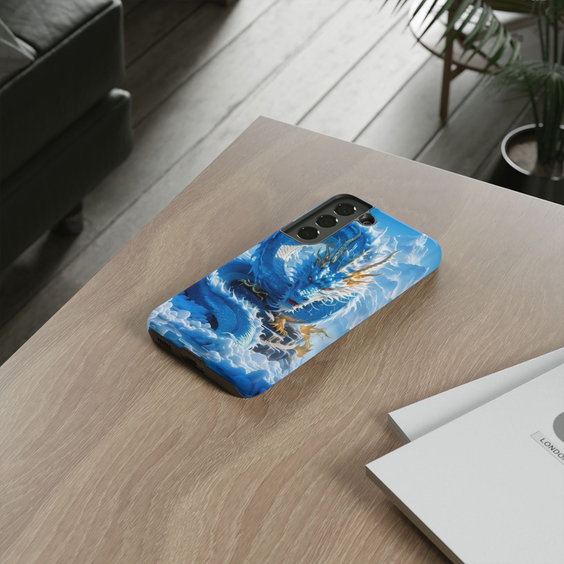 Ice Dragon Samsung Phone Case Fantasy Phone Cover