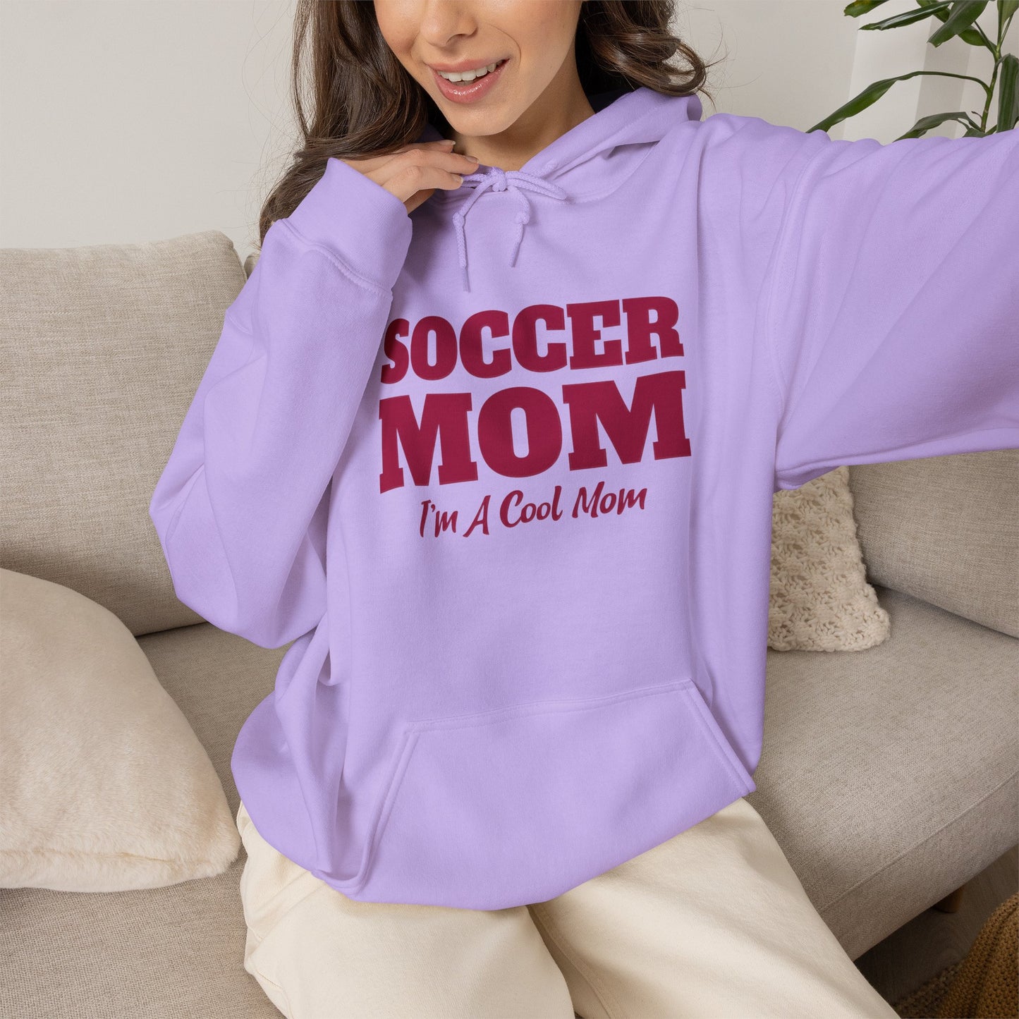 Soccer Mom I'm A Cool Mom Hooded Sweatshirt