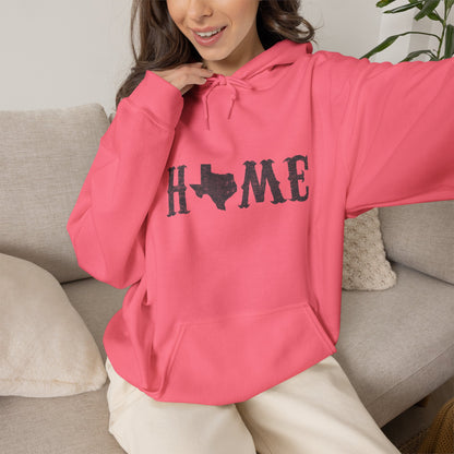 Texas Home Unisex Heavy Blend Hoodie | Cozy State Pride Sweatshirt