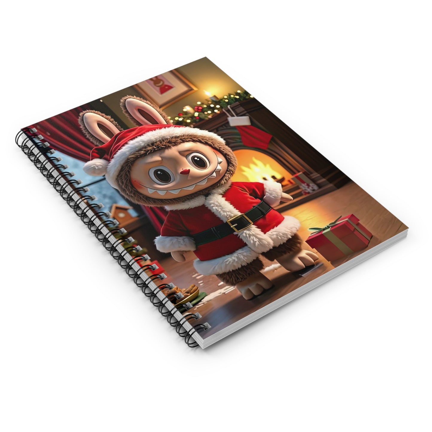 The Monsters Christmas Spiral Notebook 6” x 8” – Holiday Planning Journal