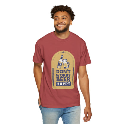 Beer Happy Unisex T-shirt - Funny Beer Tee