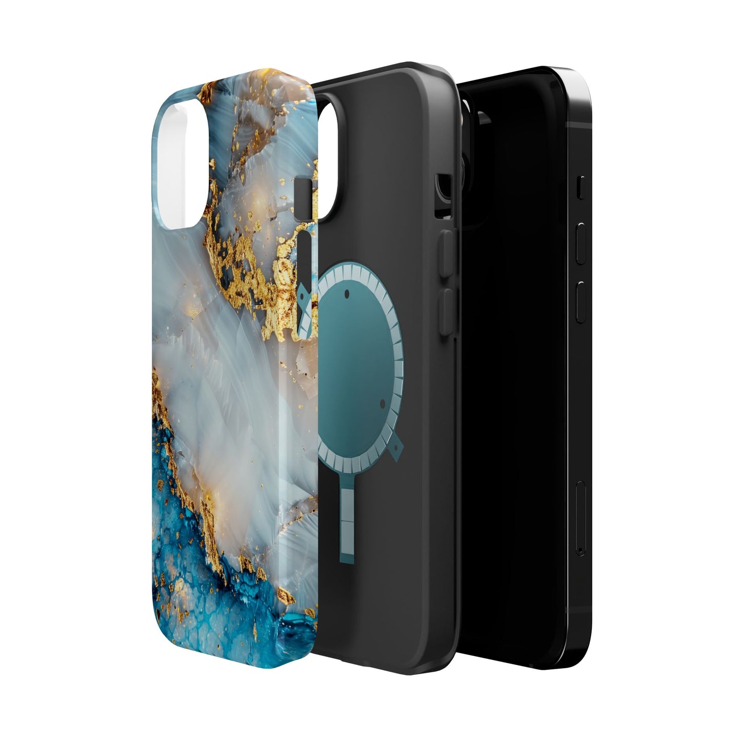 Marble Luxe Magnetic iPhone Cases, Elegant Design