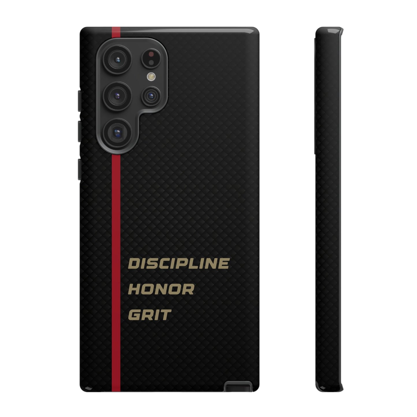 Discipline, Honor, Grit Impact-Resistant Phone Case