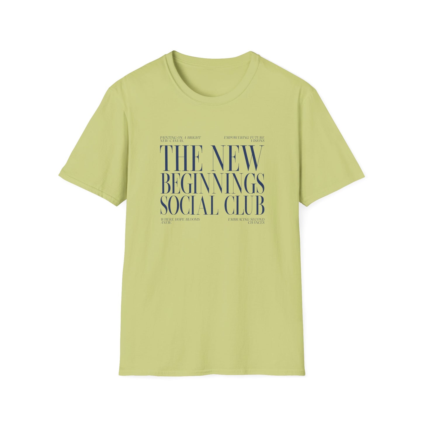 The New Beginnings Social Club Unisex Softstyle T-Shirt