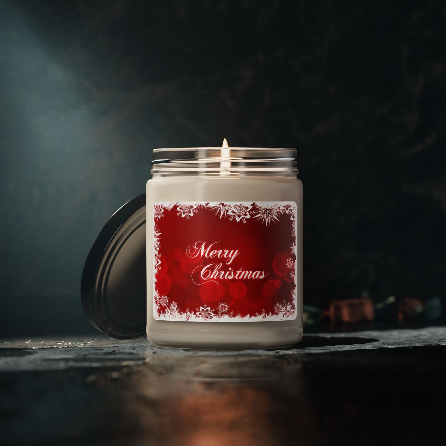 Merry Christmas Scented Soy Candle, 9oz