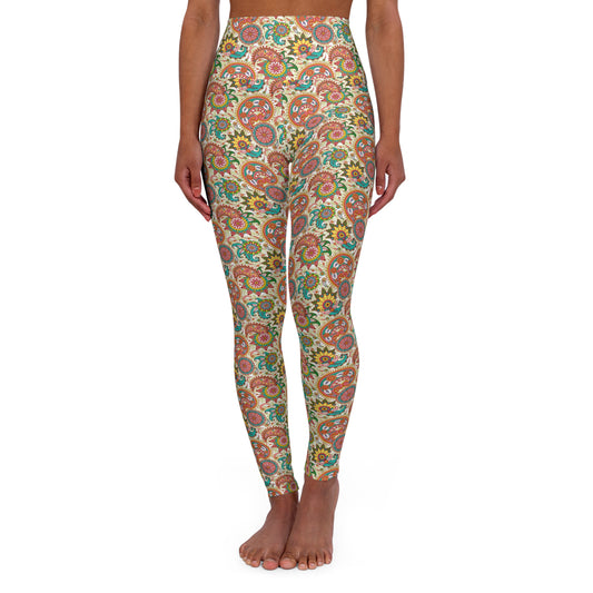 Indian Breath High Waisted Yoga Leggings (AOP)