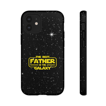 Galaxy-Themed iPhone Tough Case - Perfect Gift for the Best Father