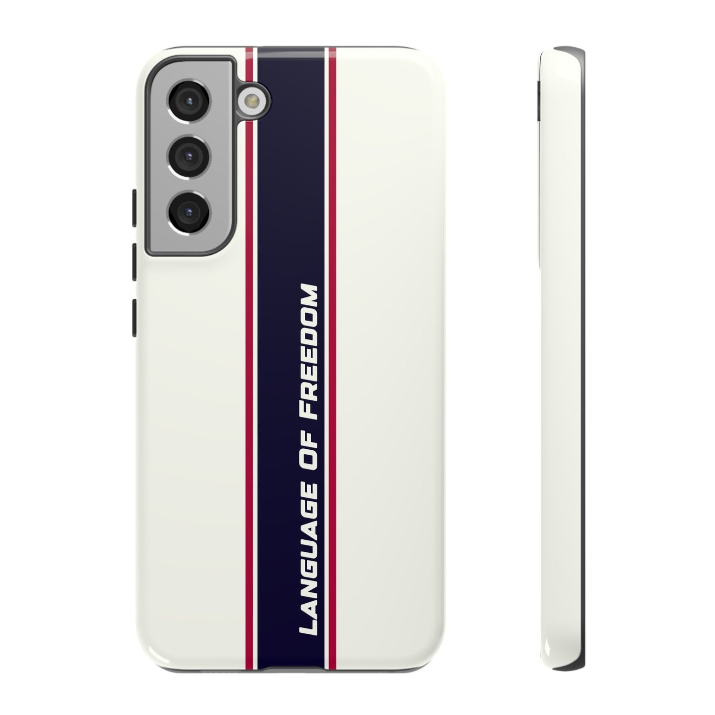 Language of Freedom Tough Case – Minimalist Design