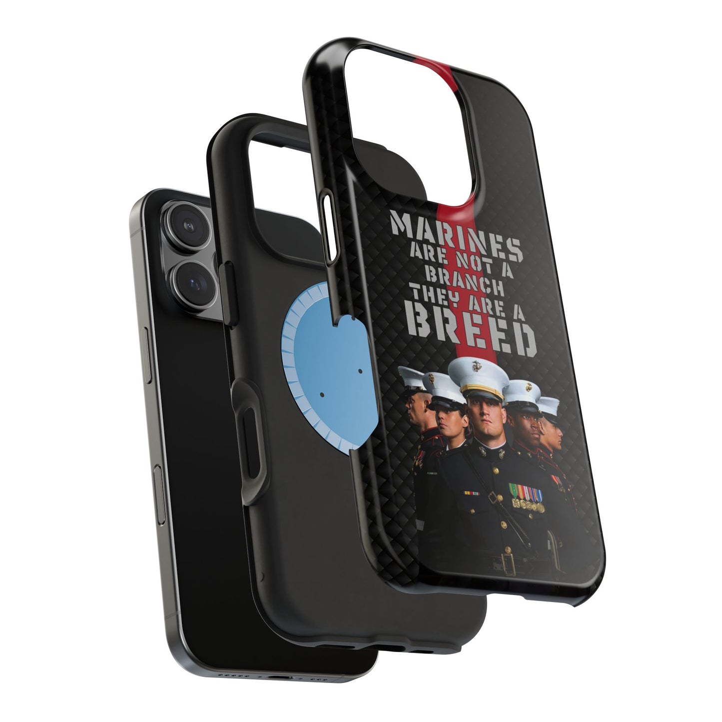 Marines Magnetic Tough Case - "Not a Branch, a Breed" Military iPhone Cover