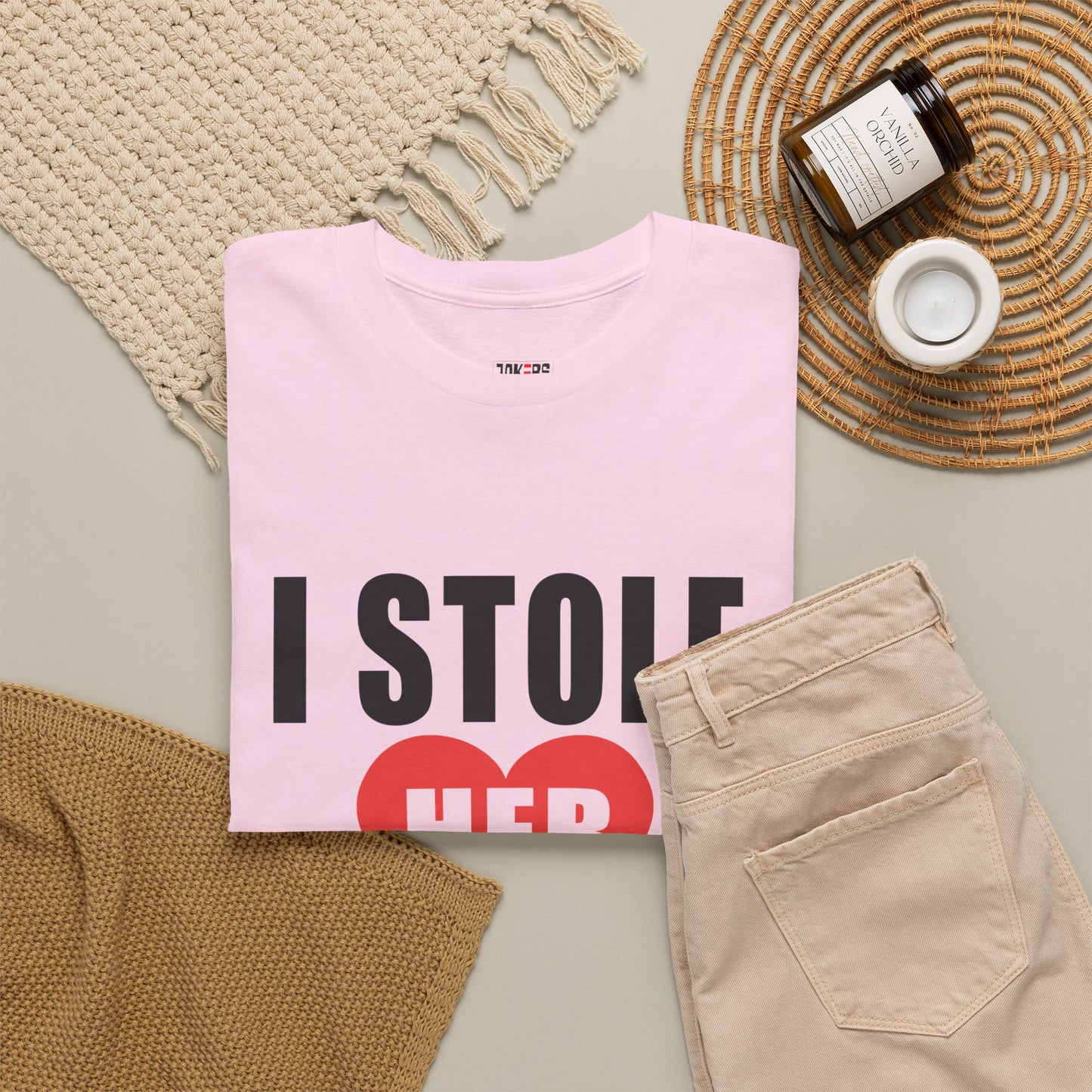 I Stole Her Heart,  Romantic Valentine Tee for Couples, A Part