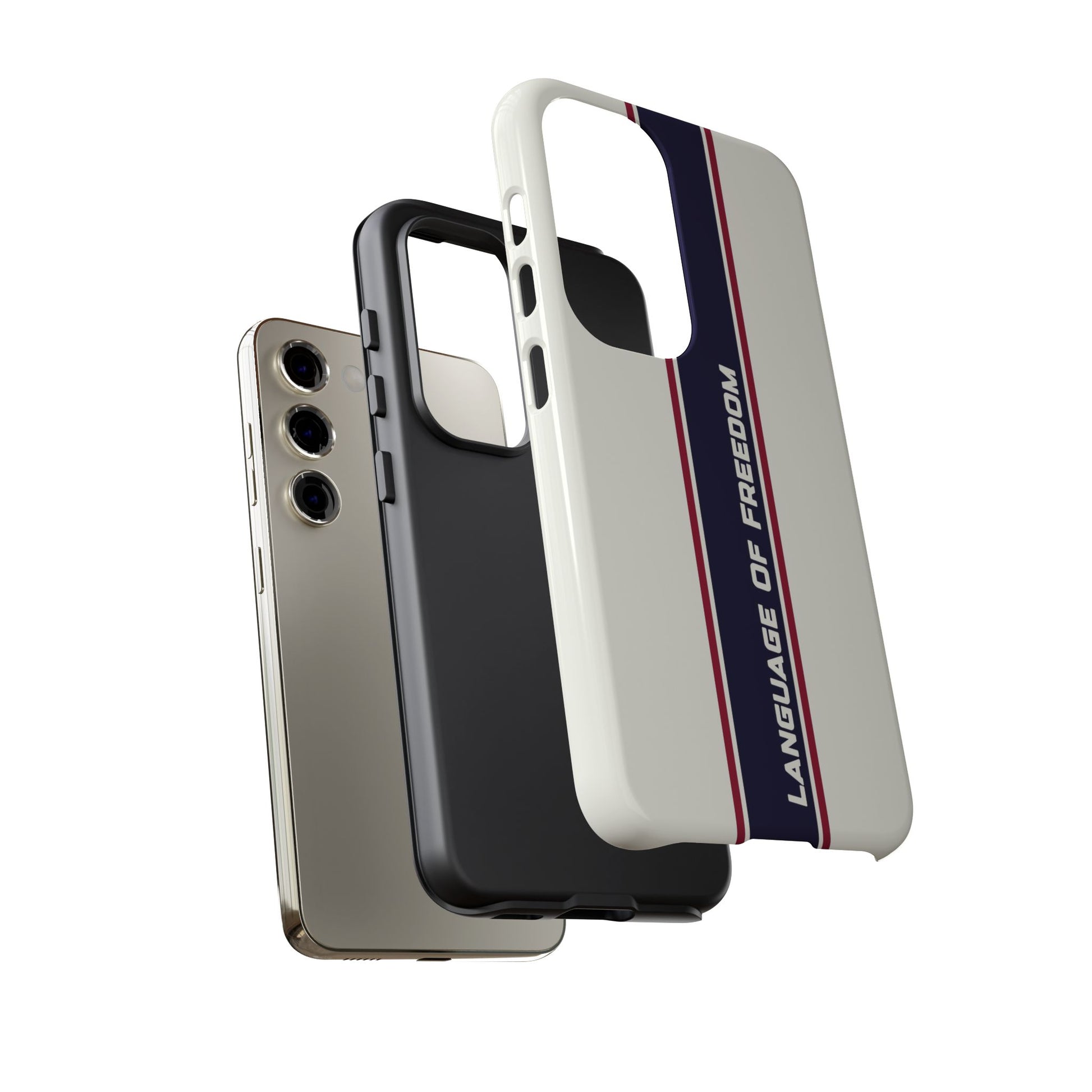 Language of Freedom Tough Case – Minimalist Design