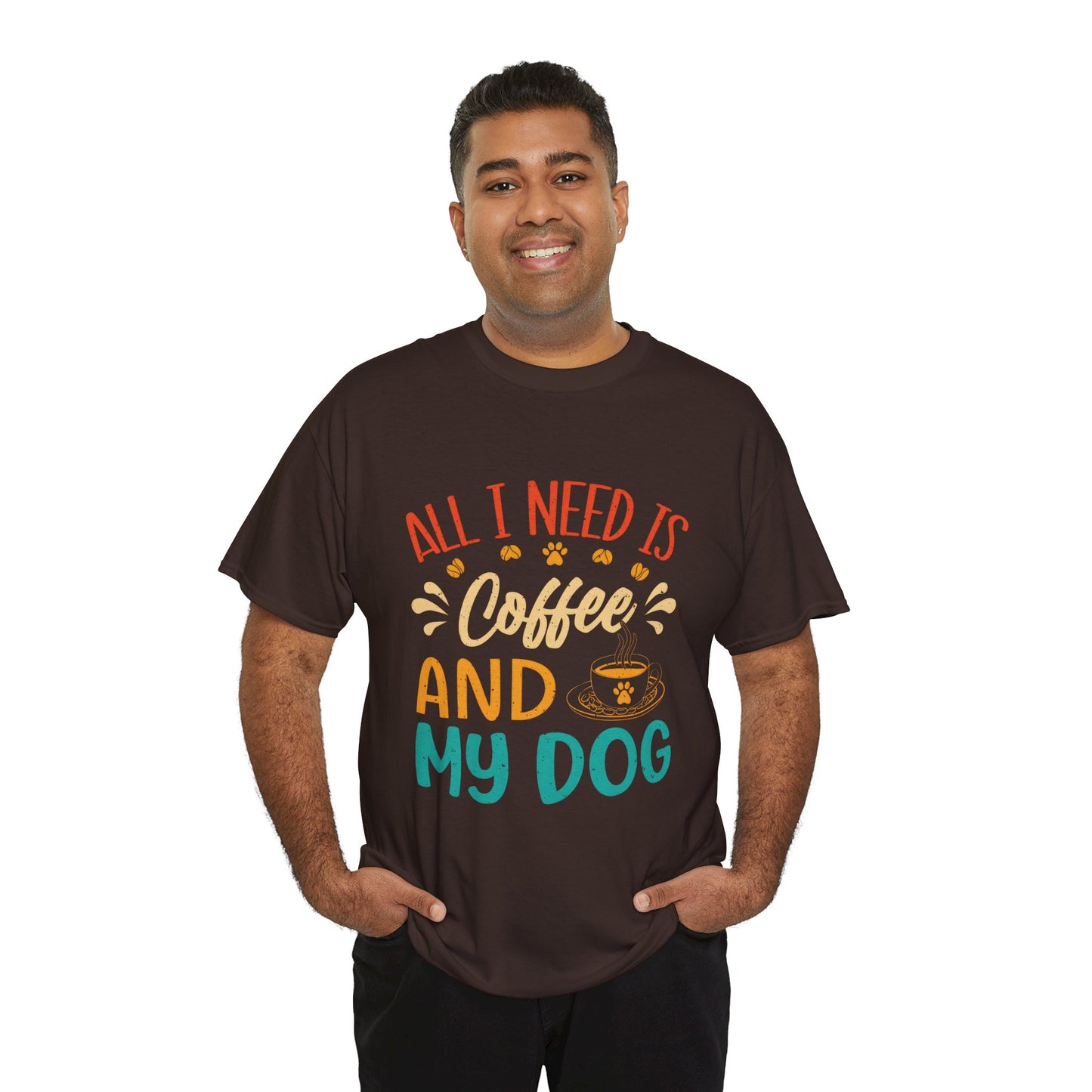 Coffee and Dog Lover Unisex Tee - Perfect Gift for Pet Owners