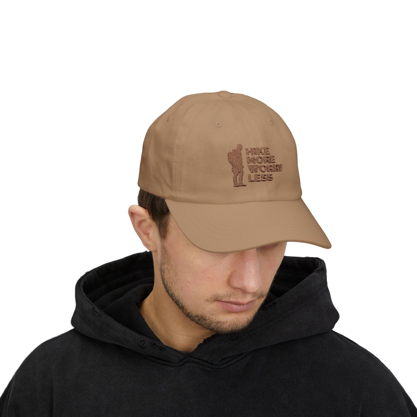 Hike More Worry Less Classic Dad Cap / embroidered