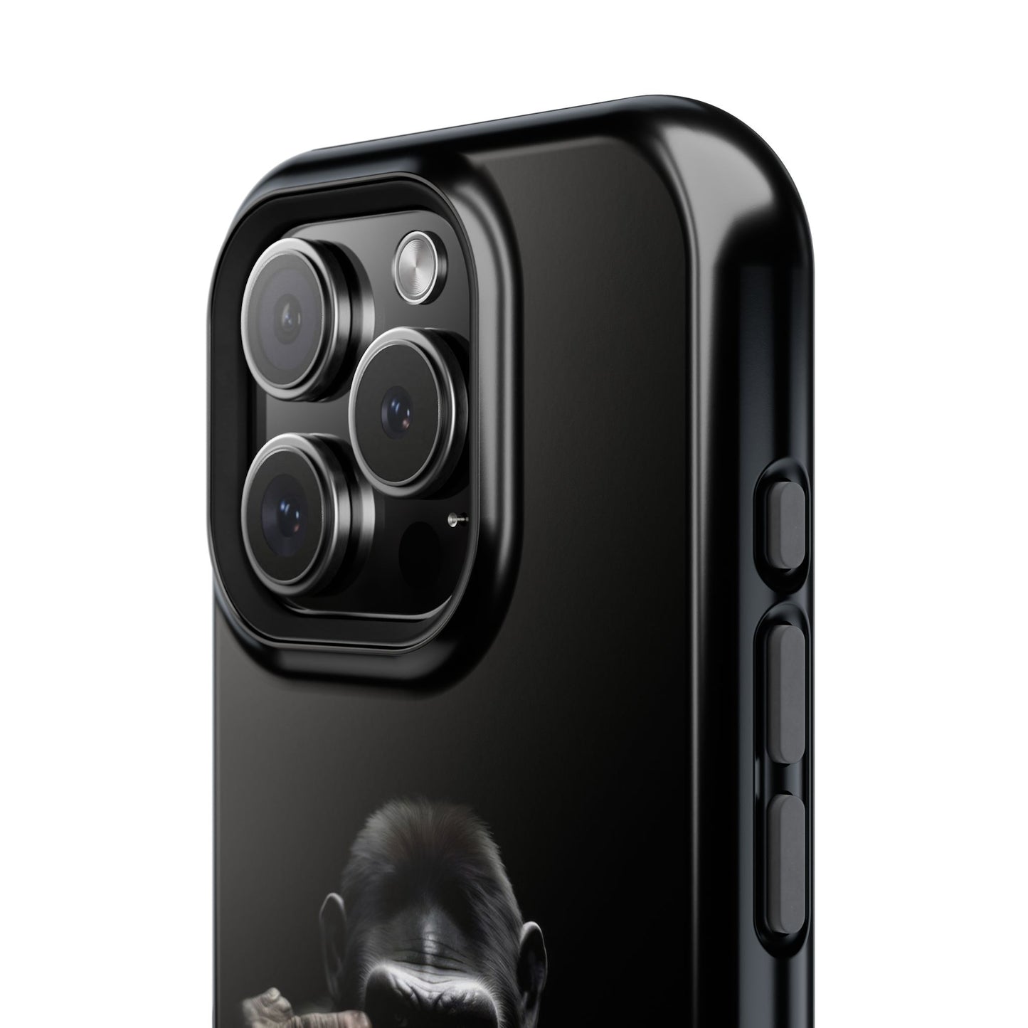 Edgy Gorilla Magnetic iPhone Case, Unique Cell Phone Cover