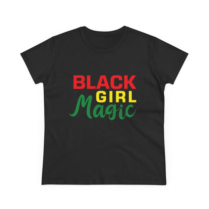 Black Girl Magic Cotton Tee - Celebrate Empowerment and Culture