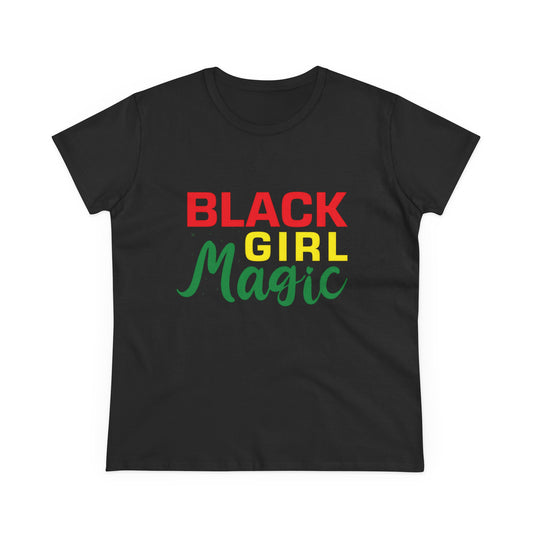 Black Girl Magic Cotton Tee - Celebrate Empowerment and Culture