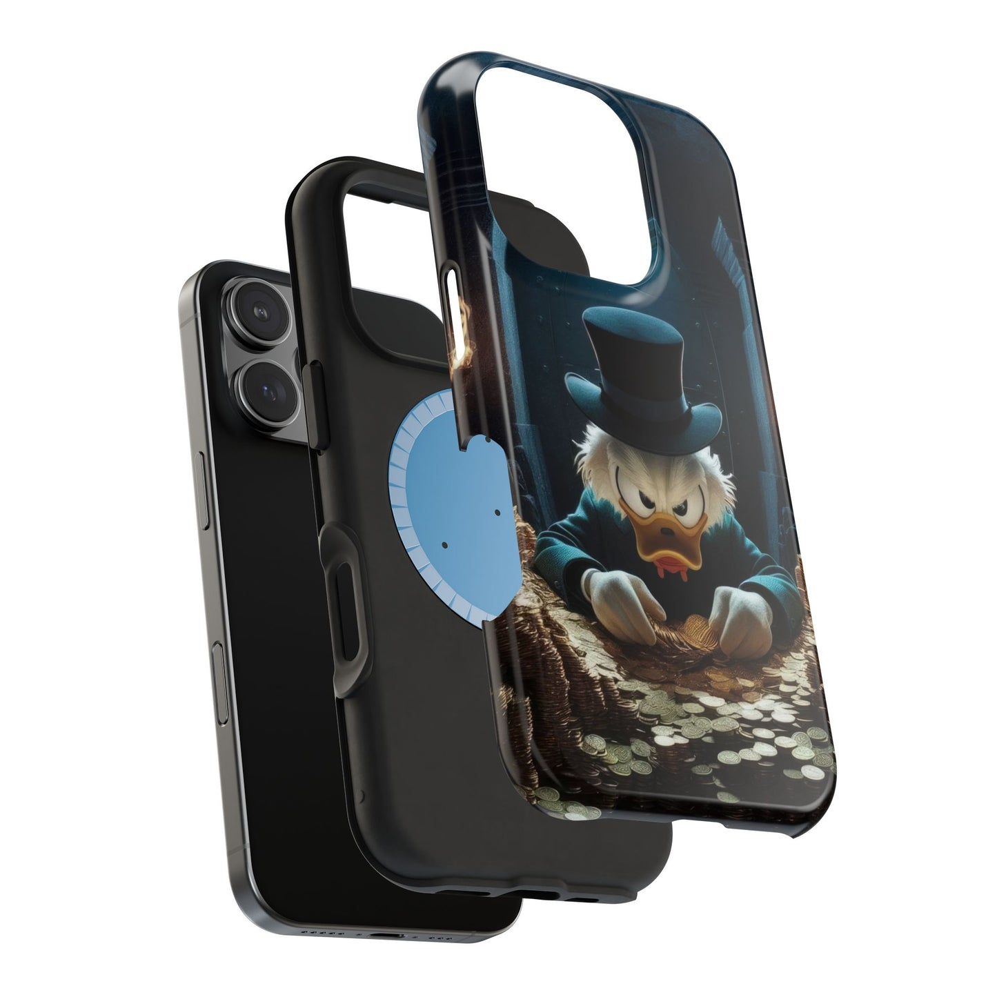 Magnetic Phone Case - Scrooge McDuck Design