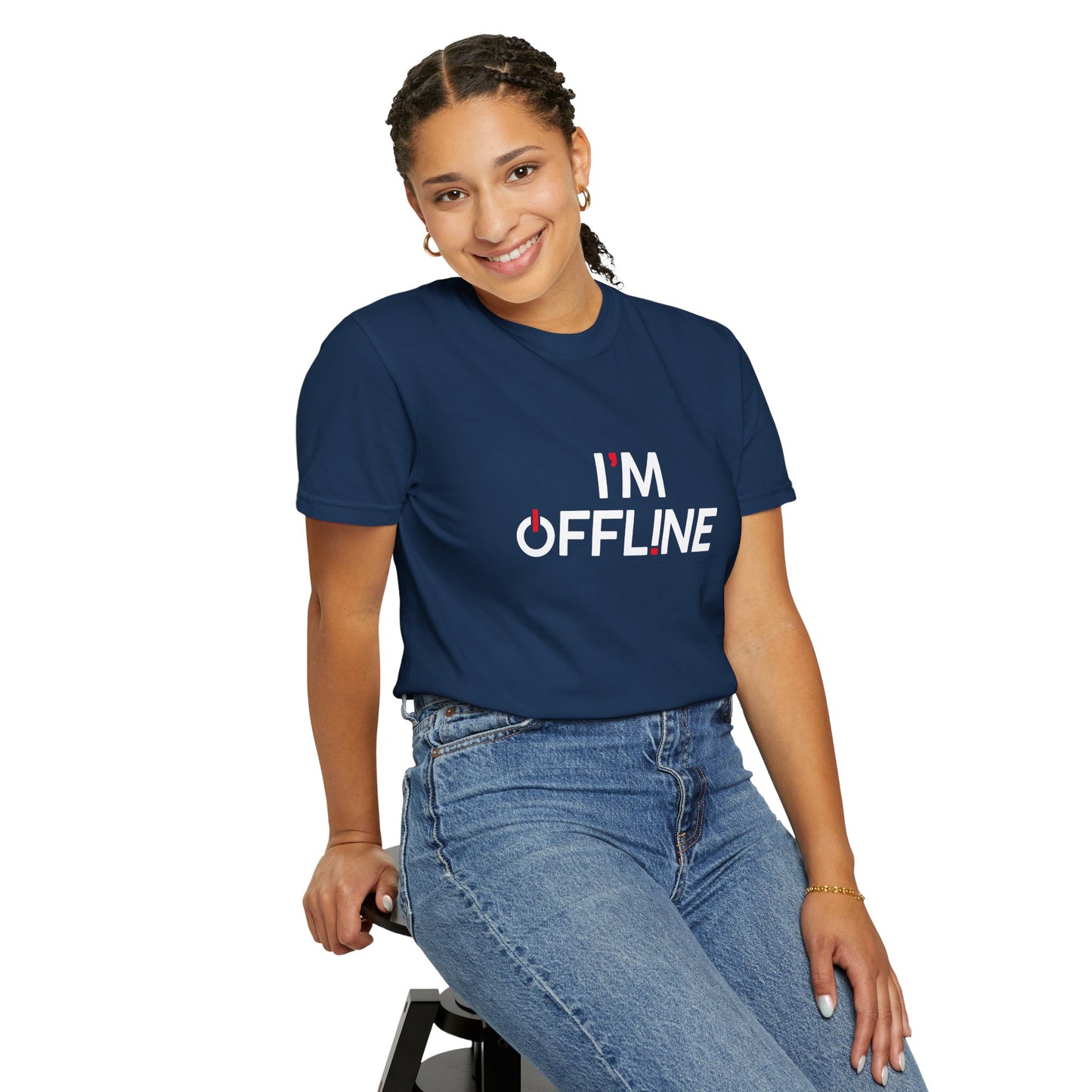 I'm Offline Statement Tee, Relaxed Graphic Shirt