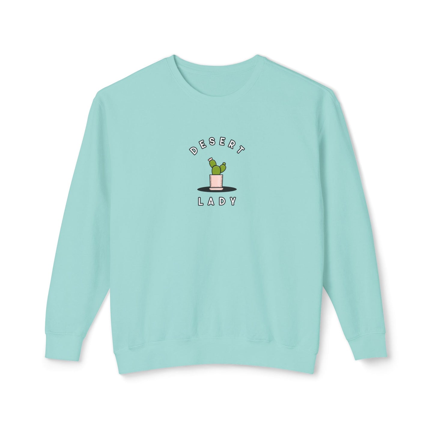 Desert Lady Unisex Lightweight Crewneck Sweatshirt