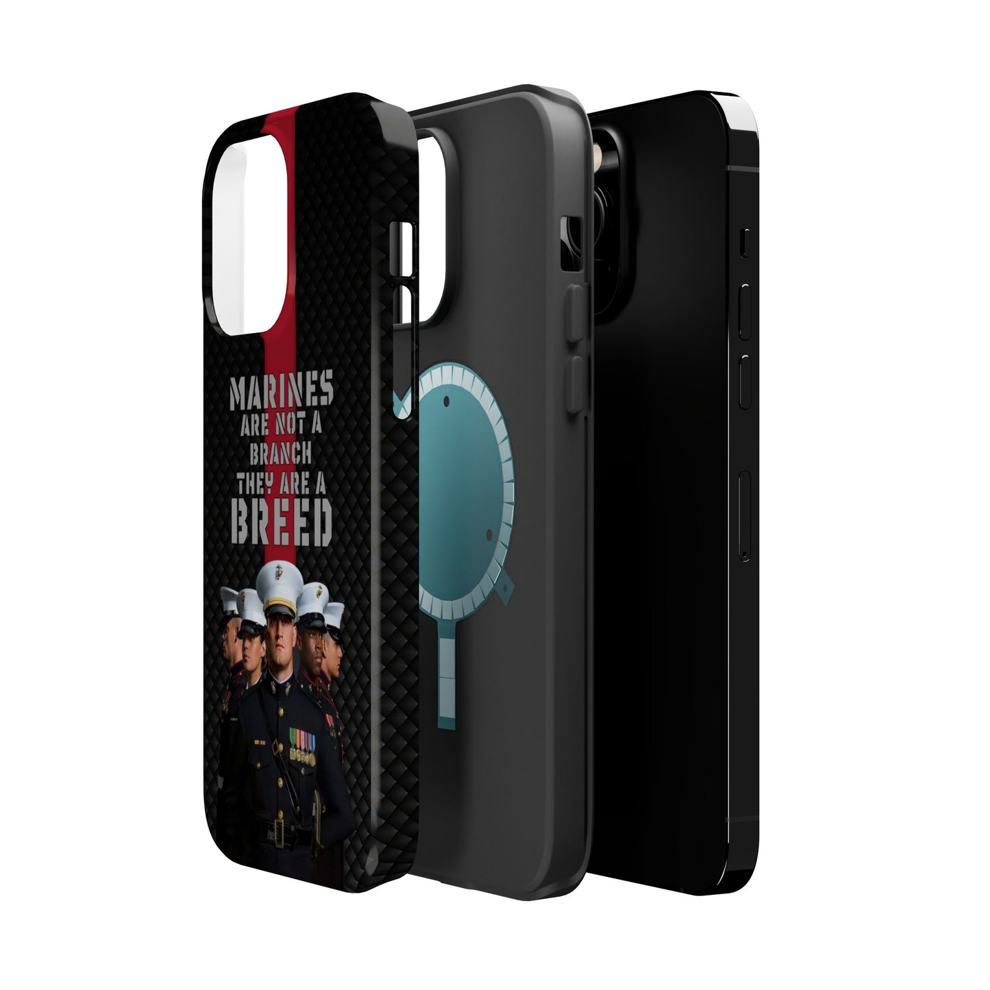 Marines Magnetic Tough Case - "Not a Branch, a Breed" Military iPhone Cover