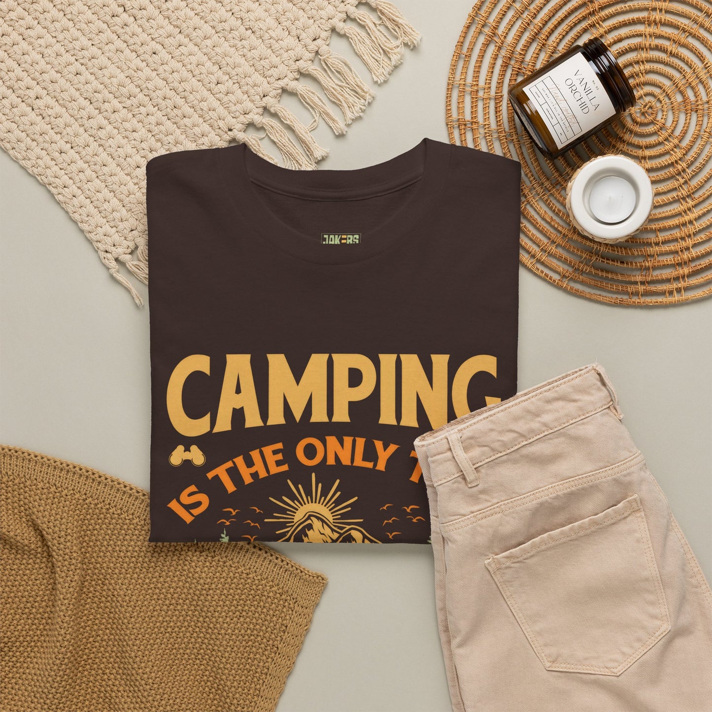 Camping Vibes Unisex Heavy Cotton Tee - "Being Dirty is a Good Thing"