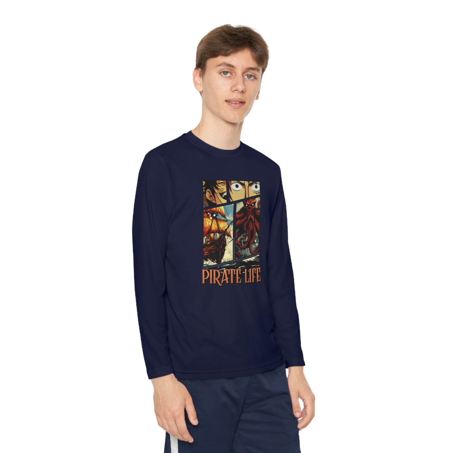 Pirate Life Youth Long Sleeve Competitor Tee