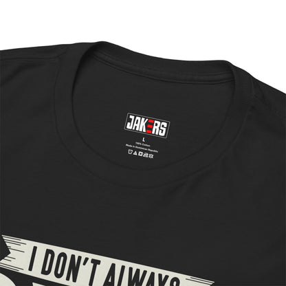 Camping Drinking Unisex Heavy Cotton Tee - Perfect Gift for Outdoor Enthusiasts