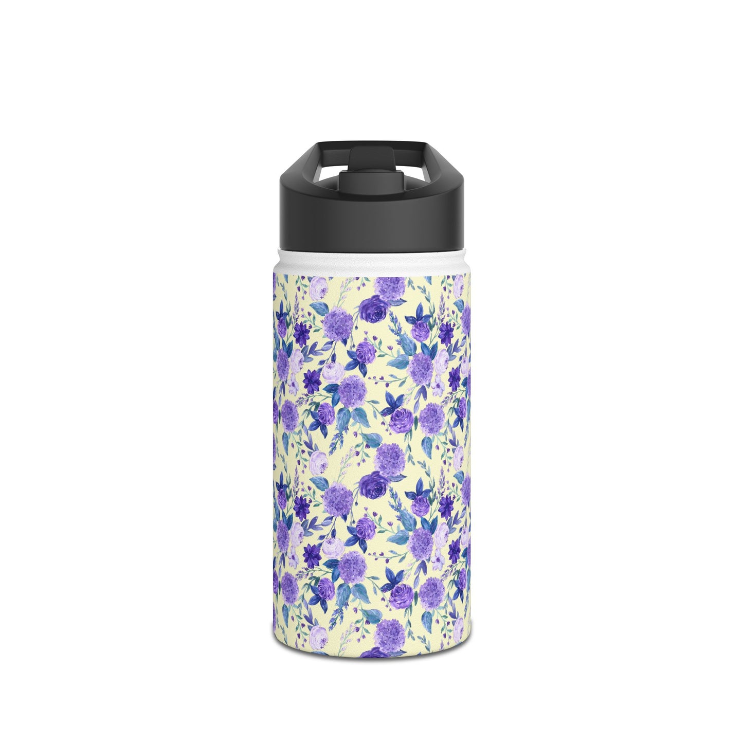 Violet Stainless Steel Water Bottle, Standard Lid