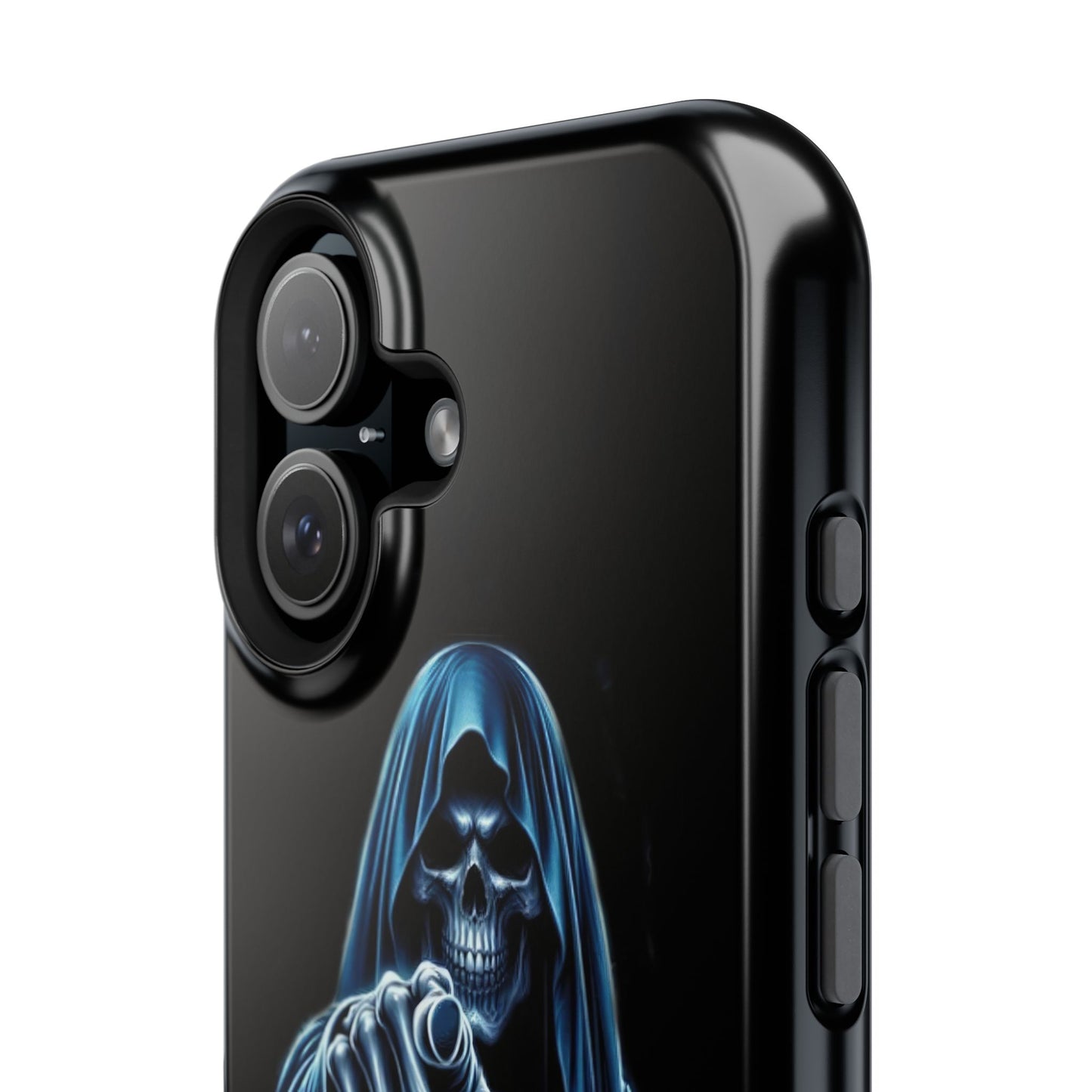 Gothic Magnetic iPhone Case: Don't Touch My Phone