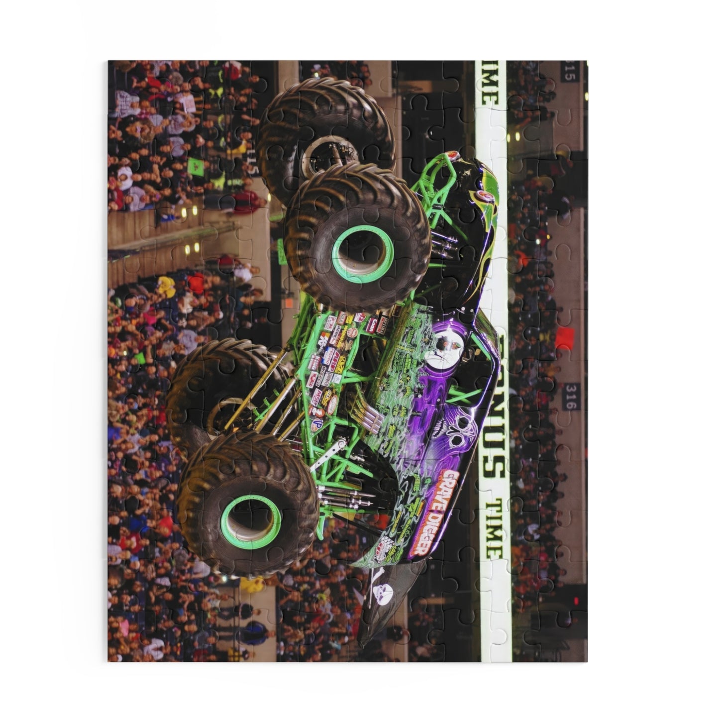 Grave Digger Monster Truck Puzzle - 120, 252, or 500-Piece Fun for Kids & Adults