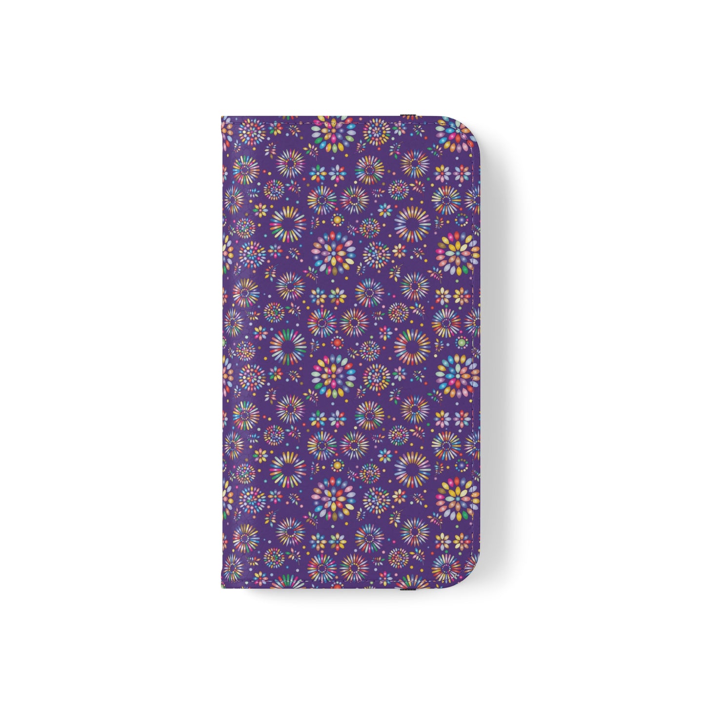 Vibrant Vibes Flip Cases / Purple