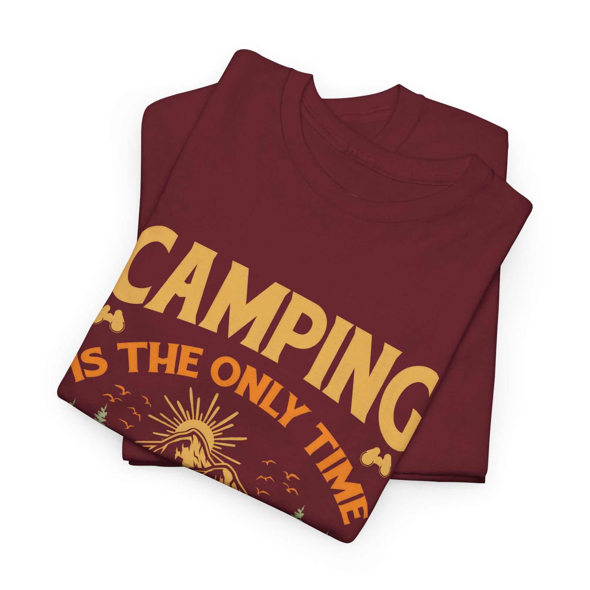 Camping Vibes Unisex Heavy Cotton Tee - "Being Dirty is a Good Thing"