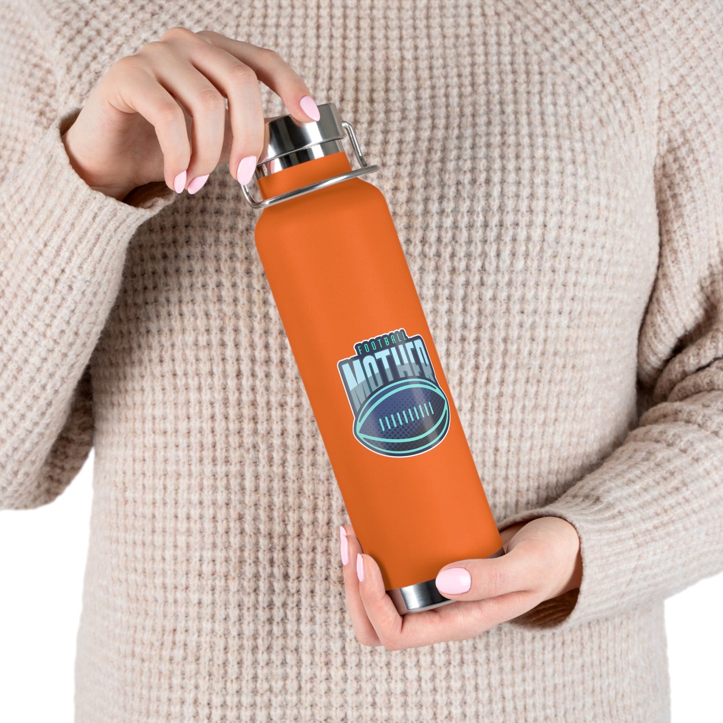 Football Mother Copper Vacuum Insulated Bottle, 22oz