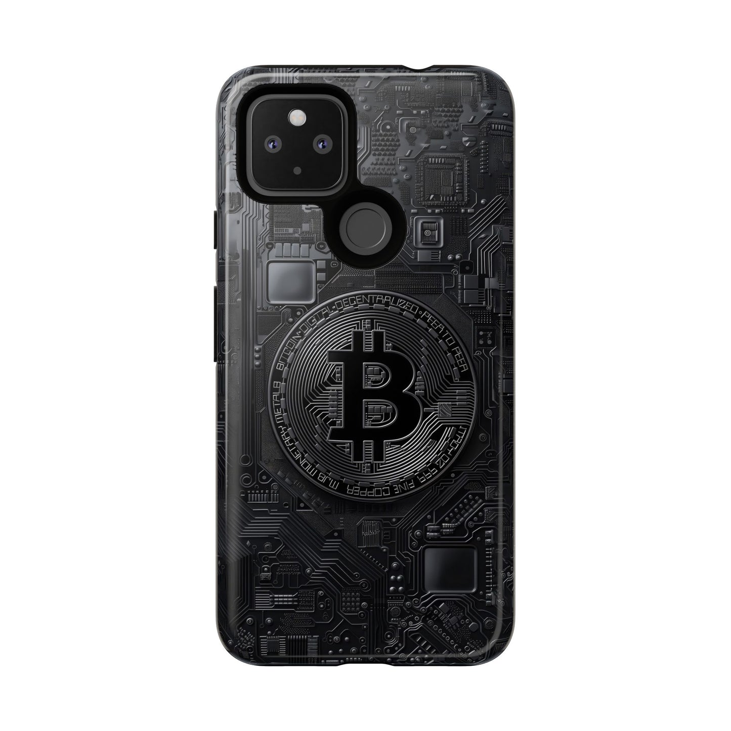 Bitcoin Google Pixel Tough Phone Case, Cryptocurrency Protection Cover