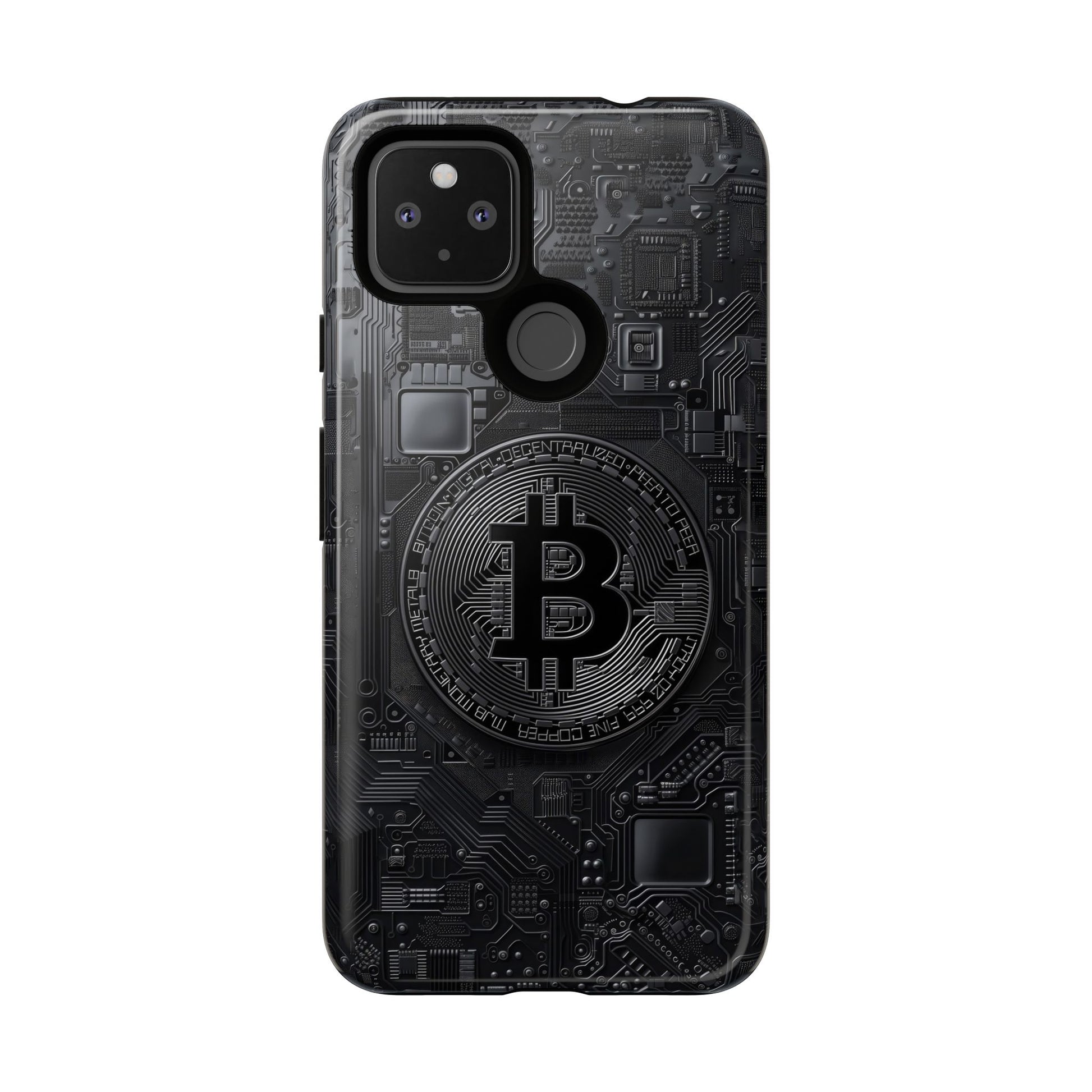 Bitcoin Google Pixel Tough Phone Case, Cryptocurrency Protection Cover