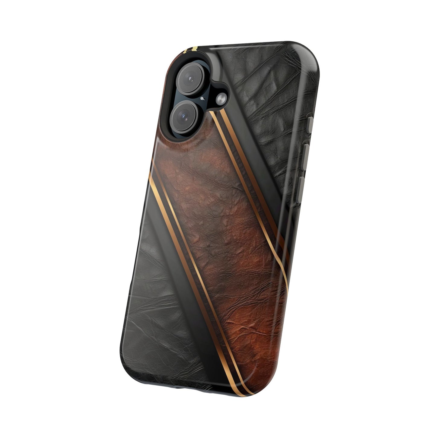 Stylish Leather Texture Magnetic Tough Cases