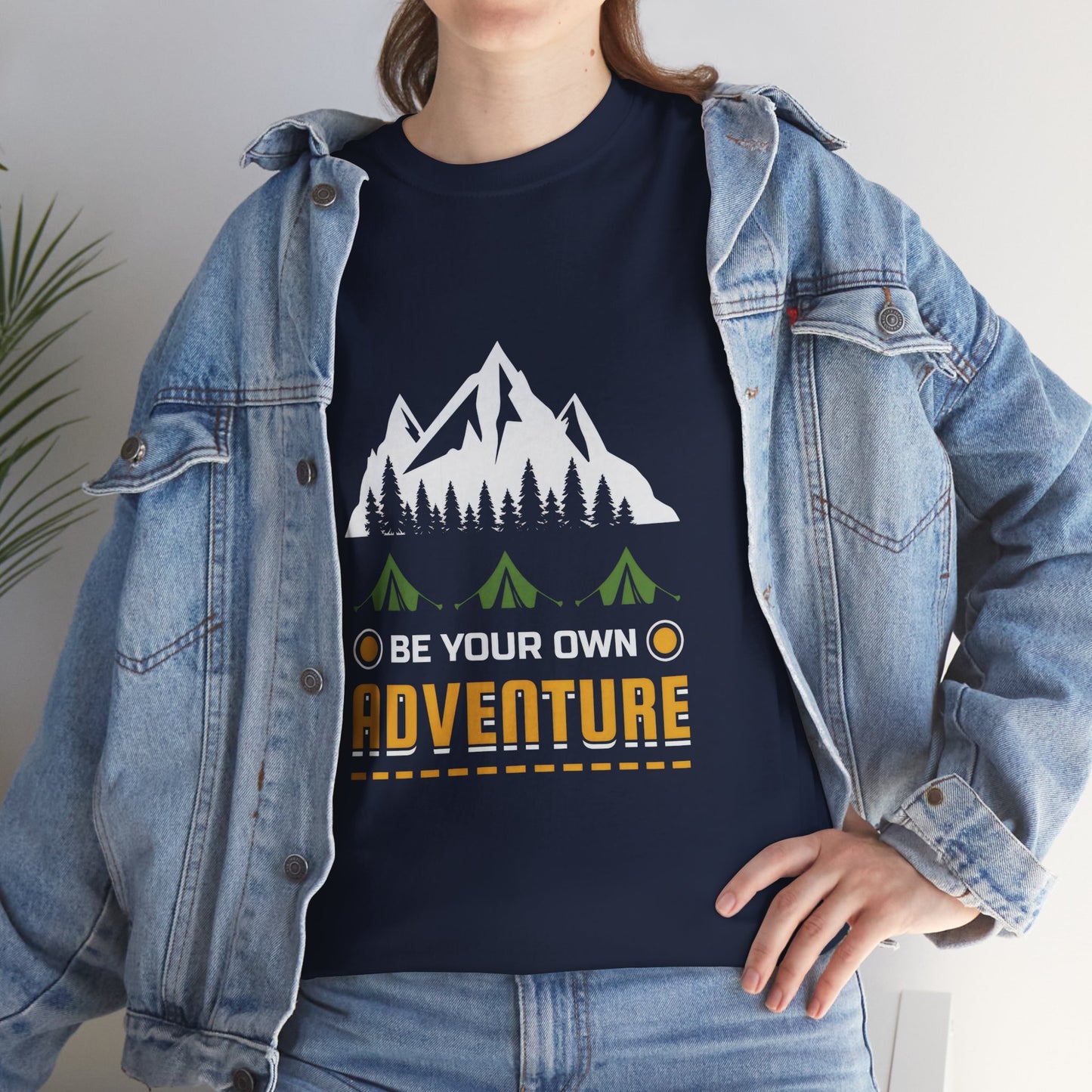 Adventure Tee - 'Be Your Own Adventure' Unisex Heavy Cotton T-Shirt